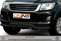 Frontbügel Unterfahrschutz für Toyota Hilux VII N25 05-15 SCHWARZ 70mm breit Gutachten