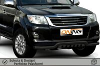 Frontbügel Unterfahrschutz für Toyota Hilux VII N25 05-15 SCHWARZ 70mm breit Gutachten