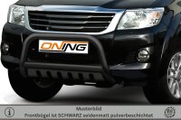 Frontbügel Unterfahrschutz für Toyota Hilux VII N25 2005-2015 SCHWARZ 70mm Gutachten