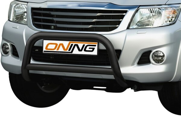 Frontbügel mit Querstreben für Toyota Hilux VII N25 2005-2015 SCHWARZ 70mm Gutachten