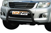 Frontbügel mit Querstreben für Toyota Hilux VII N25 2005-2015 SCHWARZ 70mm Gutachten