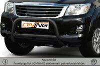 Frontbügel mit Querstreben für Toyota Hilux VII N25 2005-2015 SCHWARZ 70mm Gutachten