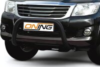 Frontbügel für Toyota Hilux VII N25 2005-2015 SCHWARZ 70mm Edelstahl Gutachten