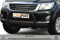 Frontbügel für Toyota Hilux VII N25 2005-2015 SCHWARZ 70mm Edelstahl Gutachten