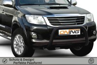 Frontbügel für Toyota Hilux VII N25 2005-2015 SCHWARZ 70mm Edelstahl Gutachten