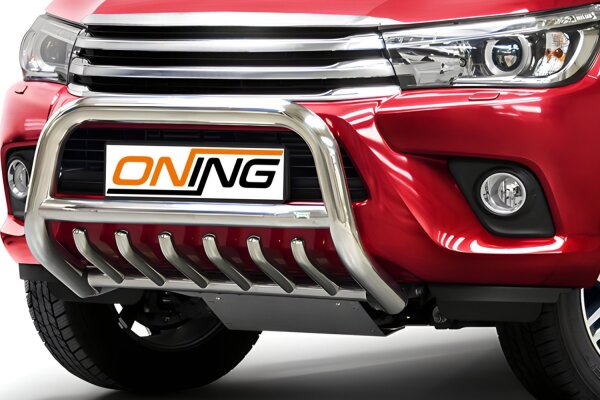 Frontbügel mit Unterbodenschutz für Toyota Hilux VIII 2015-2018 70mm Gutachten