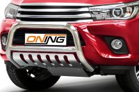 Frontbügel mit Unterfahrschutz für Toyota Hilux VIII 2015-2018 70mm Gutachten