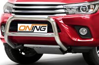 Frontbügel mit Querstreben für Toyota Hilux VIII 2015-2018 70mm Gutachten
