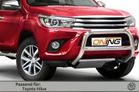 Frontbügel mit Querstreben für Toyota Hilux VIII 2015-2018 70mm Gutachten