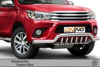 Frontbügel mit Unterfahrschutz für Toyota Hilux VIII 2015-2018 70mm breit Gutachten