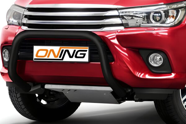 Frontbügel für Toyota Hilux VIII 2015-2018 SCHWARZ 70mm Gutachten