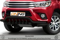 Frontbügel Unterfahrschutz für Toyota Hilux VIII 2015-2018 SCHWARZ breit Gutachten
