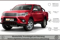 Frontbügel Unterfahrschutz für Toyota Hilux VIII 2015-2018 SCHWARZ breit Gutachten