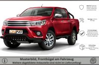 Frontbügel Unterfahrschutz für Toyota Hilux VIII 2015-2018 SCHWARZ 70mm breit Gutachten