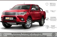 Frontbügel für Toyota Hilux VIII 2015-2018 SCHWARZ 70mm breit Edelstahl Gutachten