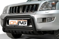 Frontbügel mit Unterfahrschutz für Toyota Land Cruiser J12 2002-2009 SCHWARZ 70mm