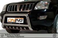 Frontbügel mit Unterbodenschutz für Toyota Land Cruiser J12 2002-2009 70mm Gutachten