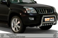 Frontbügel mit Unterbodenschutz für Toyota Land Cruiser J12 2002-2009 70mm Gutachten