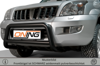 Frontbügel mit Querstreben für Toyota Land Cruiser J12 2002-2009 SCHWARZ 70mm Gutachten