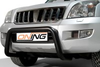 Frontbügel für Toyota Land Cruiser J12 2002-2009 SCHWARZ 70mm Frontschutzbügel Gutachten