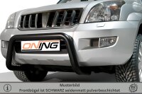 Frontbügel für Toyota Land Cruiser J12 2002-2009 SCHWARZ 70mm Frontschutzbügel Gutachten