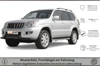 Frontbügel Unterfahrschutz für Toyota Land Cruiser J12 2002-2009 SCHWARZ 76mm breit