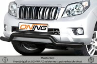 Frontbügel für Toyota Land Cruiser J15 2010-2013 SCHWARZ 70mm breit Gutachten