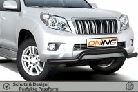 Frontbügel für Toyota Land Cruiser J15 2010-2013 SCHWARZ 70mm breit Gutachten