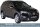 Frontbügel Edelstahl schwarz für Chevrolet Captiva 2011 - 63mm
