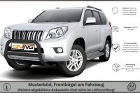 Frontbügel mit Querstreben für Toyota Land Cruiser J15 2010-2013 SCHWARZ 70mm Gutachten