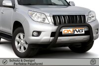 Frontbügel für Toyota Land Cruiser J15 2010-2013 SCHWARZ 70mm Frontschutzbügel Gutachten