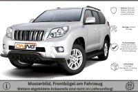 Frontbügel Unterbodenschutz für Toyota Land Cruiser J15 2010-2013 SCHWARZ 70mm breit