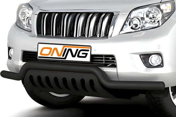 Frontbügel Unterfahrschutz für Toyota Land Cruiser J15 2010-2013 SCHWARZ 70mm breit Gutachten