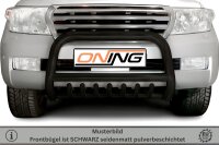 Frontbügel Unterbodenschutz für Toyota Land Cruiser J20 2007-2012 SCHWARZ 70mm Gutachten