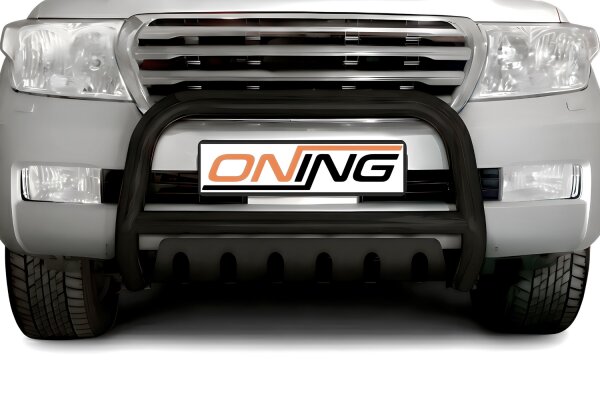 Frontbügel mit Unterfahrschutz für Toyota Land Cruiser J20 2007-2012 SCHWARZ 70mm Gutachten