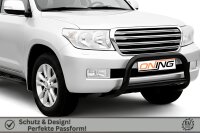 Frontbügel mit Querstreben für Toyota Land Cruiser J20 2007-2012 SCHWARZ 70mm Gutachten