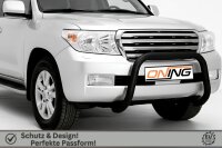 Frontbügel für Toyota Land Cruiser J20 2007-2012 SCHWARZ 70mm Frontschutzbügel Gutachten