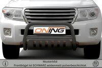 Frontbügel mit Unterfahrschutz für Toyota Land Cruiser V8 J20 2012- SCHWARZ 70mm Gutachten