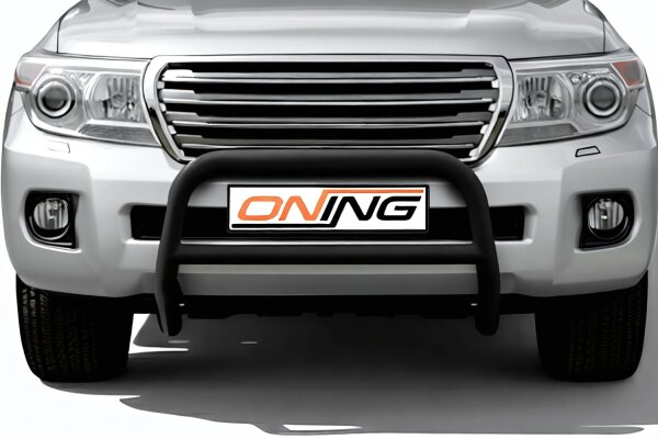 Frontbügel mit Querstreben für Toyota Land Cruiser V8 J20 2012- SCHWARZ 70mm Gutachten
