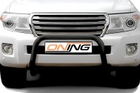 Frontbügel für Toyota Land Cruiser V8 J20 2012- SCHWARZ 70mm Frontschutzbügel Gutachten
