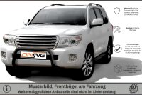 Frontbügel für Toyota Land Cruiser V8 J20 2012- SCHWARZ 70mm Frontschutzbügel Gutachten
