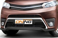 Frontbügel für Toyota Proace 2016-2024 SCHWARZ 60mm breit Edelstahl Gutachten