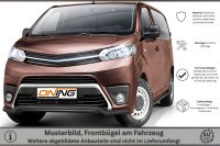 Frontbügel für Toyota Proace 2016-2024 SCHWARZ 60mm breit Edelstahl Gutachten
