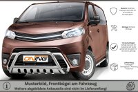 Frontbügel mit Unterfahrschutz für Toyota Proace 2016-2024 60mm Edelstahl Gutachten