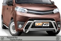 Frontbügel mit Querstreben für Toyota Proace 2016-2024 60mm Edelstahl Gutachten