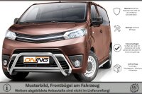 Frontbügel mit Querstreben für Toyota Proace 2016-2024 60mm Edelstahl Gutachten