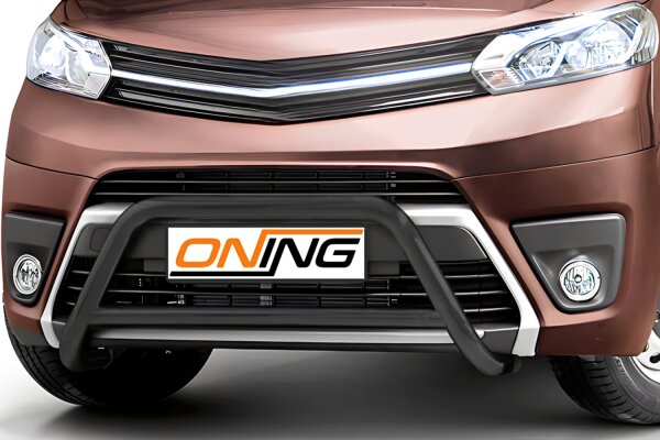 Frontbügel mit Querstreben für Toyota Proace 2016-2024 SCHWARZ 60mm Gutachten