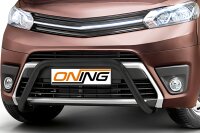Frontbügel für Toyota Proace 2016-2024 SCHWARZ 60mm Frontschutzbügel Gutachten