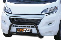 Frontbügel Edelstahl schwarz für Citroen Jumper 2014-2024 63mm mit Gutachten