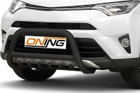Frontbügel mit Unterbodenschutz für Toyota RAV 4 IV 2015-2018 SCHWARZ 70mm Gutachten